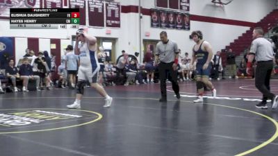 285 lbs Consy Rd Iii - Elishua Daugherty, Franklin Regional vs Hayes Henry, Central Mountain