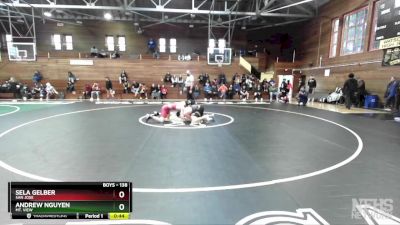 138 lbs Cons. Round 2 - Sela Gelber, San Jose vs Andrew Nguyen, Mt. View