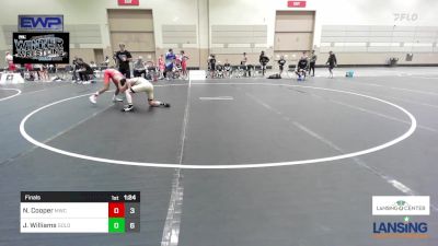 111 lbs Final - Noah Cooper, MWC Wrestling Academy vs Jameson Williams, Gold Rush Wrestling