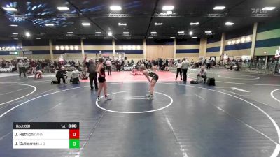 145 lbs Consi Of 16 #2 - Josephine Rettich, Dana Hills HS vs Jedzy Gutierrez, La Quinta