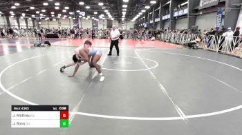 170 lbs Consi Of 32 #1 - Jack Mathieu, GA vs Jonathan Sims, OH