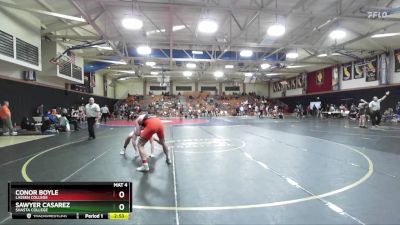 165 lbs Cons. Round 3 - Conor Boyle, Lassen College vs Sawyer Casarez, Shasta College