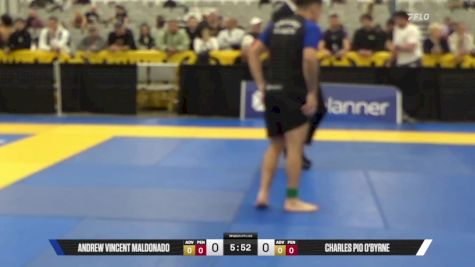 Charles Pio O'Byrne vs Andrew Vincent Maldonado 2025 World IBJJF Jiu-Jitsu No-Gi Championship