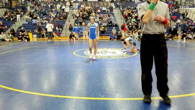 106 lbs Cons. Round 5 - Isabella McVicker, Bethlehem Center Hs vs Alison Leon, Connellsville