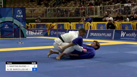 YATAN MARTINS BUENO vs NICHOLAS DE BARCELLOS MEREGALI 2023 Pan Jiu Jitsu IBJJF Championship