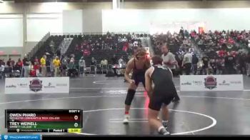 149 lbs Round 2 (6 Team) - Owen Pharo, Rochester Community & Tech. College vs Trey Weinell, Garrett College