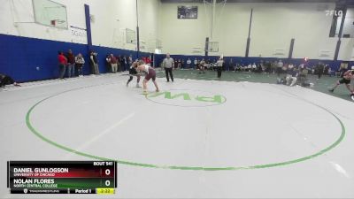 157 lbs Cons. Round 4 - Nolan Flores, North Central College vs Daniel Gunlogson, University Of Chicago