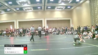 132 lbs Consi Of 128 #2 - Draiden Mabuti, Honolulu WC vs Steven Burlingham Jr, Predators WC