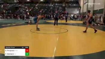 160 lbs Quarterfinal - Gage Ferguson, Nebraska Golden Eagles Wrestling Club vs Payton Reisbeck, Ravenna