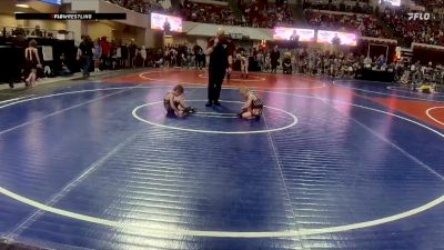 49 lbs Champ. Round 1 - Raiden Starcevich, Butte Wrestling Club vs Evan LeBrun, Helena Wrestling Club