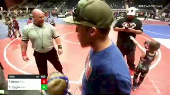 61 lbs Quarterfinal - Teegan Nelson, Eastside United vs Strider Diggins, Bear Cave