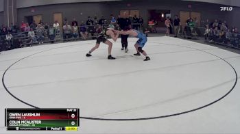 168 lbs Round 5 (8 Team) - Colin McAlister, Kansas Pythons vs Owen Laughlin, Iowa PWC