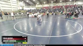 150 lbs Champ. Round 2 - Micah George, Wasatch Wrestling Club vs Bridger Anderson, Diamondville Wrestling Club
