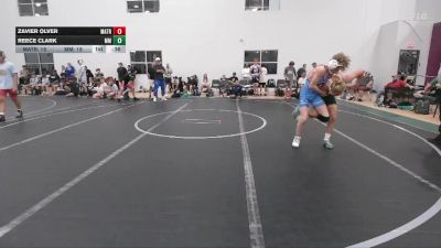 100 lbs Round 5 (6 Team) - Zavier Olver, Mat Assassins Red vs Reece Clark, Micky`s Maniacs