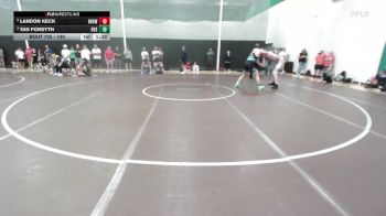 190 lbs Quarterfinal - Tad Forsyth, Blue Valley Southwest vs Landon Keck, Bentonville High School Wrestl