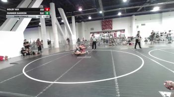144 lbs Semifinal - Kolby Nix, Juggernaut WC vs Gunner Barron, BlackCat WC
