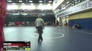 149 lbs Champ. Round 2 - Noah Abel, Sierra College vs Mark Bonenberger, Cuesta College