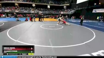 5 lbs Quarterfinal - Dominick Evans, Azle vs Brock Riedel, Dallas Wilson