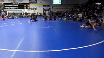 150 lbs Cons. Semi - Trace Robertson, Clear Creek-Amana vs Brady Patterson, Benton Community