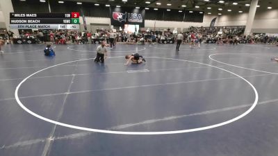 84 lbs 5th Place Match - Hudson Beach, Young Guns Wrestling Club vs Miles Maes, The Complete Wrestler