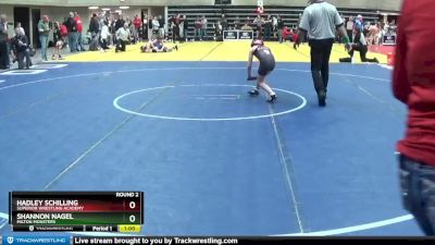 80 lbs Round 2 - Shannon Nagel, Milton Monsters vs Hadley Schilling, Superior Wrestling Academy