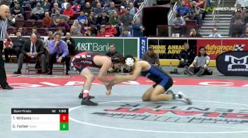 138 lbs Semifinal - Tyler Williams, Souderton vs Dashawn Farber, Nazareth