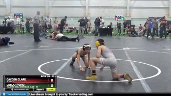 72 lbs Round 2 - Laylah Yoho, Valkyrie Girls Wrestling Club vs Cayden Clark, Aces