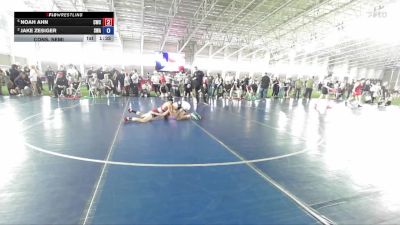 100 lbs Cons. Semi - Noah Ahn, Champions Wrestling Club vs Jake Zesiger, Sanderson Wrestling Academy