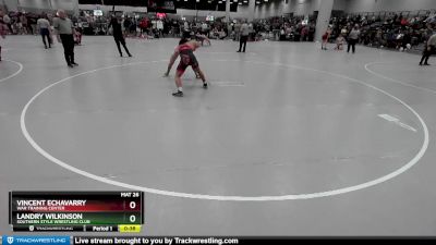 157 lbs Cons. Round 6 - Landry Wilkinson, Southern Style Wrestling Club vs Vincent Echavarry, WAR Training Center