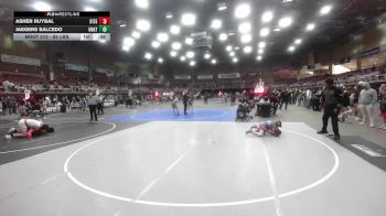 85 lbs Quarterfinal - Asher Ruybal, Steel City Reloaded WC vs Jaegers Salcedo, Unattached