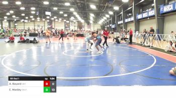 132 lbs Rr Rnd 1 - Aiden Bayard, Grit Mat Club Red vs Eli Manley, TS Chinstrap Penguin