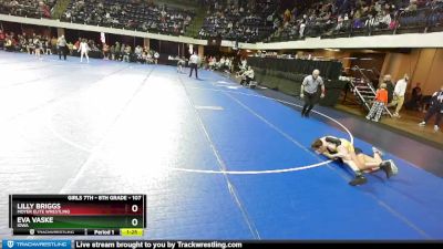 107 lbs Round 5 - Eva Vaske, Iowa vs Lilly Briggs, Moyer Elite Wrestling