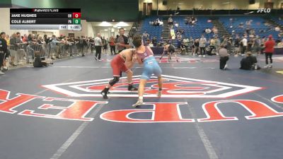 157 lbs Consi Of 16 #1 - Jake Hughes, OH vs Cole Albert, PA