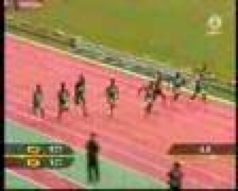 100m with Asafa Powell Video.