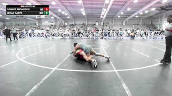 154 lbs Rr Rnd 3 - Cooper Thompson, Indiana Outlaws Silver vs Lukas Santo, Micky's Maniacs White