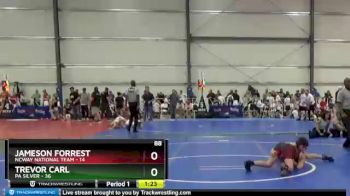 88 lbs Round 2 - Trevor Carl, PA Silver vs Jameson Forrest, NCWAY National Team