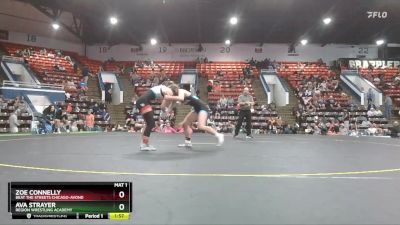 127 lbs Quarterfinal - Ava Strayer, Region Wrestling Academy vs Zoe Connelly, Beat The Streets Chicago-Avond