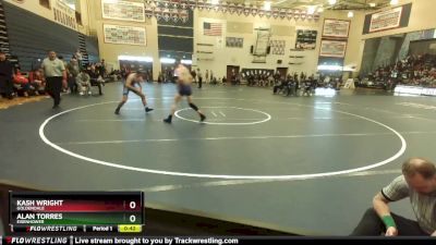 132 lbs Cons. Round 2 - Kash Wright, Goldendale vs Alan Torres, Eisenhower