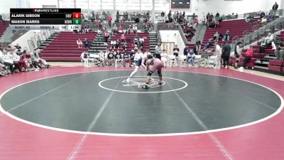 132 lbs 4th Wrestleback (16 Team) - Alarik Gibson, South Effingham vs Mason Marks, Newnan