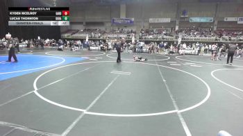 58 lbs Quarterfinal - Kyden McElroy, Garden City Wrestling Club vs Lucas Thornton, Duran Elite