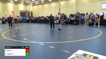 125 lbs Consolation - Elijah Elser, Pittsburgh vs Franco Latorre, Interboro