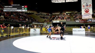 Junior Boys - 175 lbs Champ. Round 2 - Wyatt Thaller, Vacaville High School Wrestling vs Alexander Hicks, Lion Of Judah Wrestling Academy