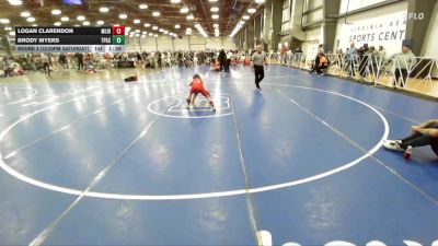 76 lbs Round 3 (12:30pm Saturday) - Logan Clarendon, Mile High vs Brody Myers, PA Silver