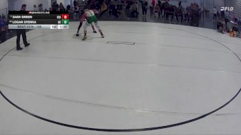 135 lbs Quarterfinal - Logan Stenka, Adams Central vs Zaen Green, Kearney