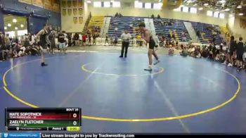 182 lbs Round 7 (8 Team) - Zaelyn Fletcher, Camden 1 vs Nate Sopotnick, Team Barracuda