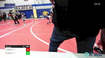 54-58 lbs Rr Rnd 1 - Remi Sperry, Mannford Pirate Youth Wrestling vs Sunni Booth, Sperry Wrestling Club