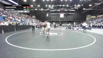 190 lbs 5th Place Match - Cason Horton, Newton vs Jaelyn Sides, Overland Park - Blue Valley Southwest HS