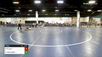 126 lbs Consolation - Brady Pruett, MD vs Aldo Hernandez, NC