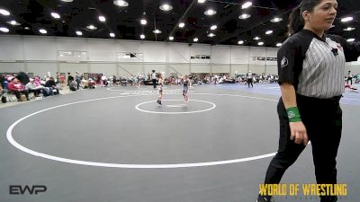 40 lbs Final - Charlie Helper, Aztec Lady Warriors K-6 vs Olivia Hawes, Mat Warriors K-6