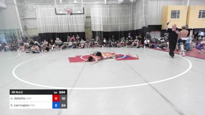 63 kg Rr Rnd 2 - Nick Debellis, Empire Wrestling Academy vs Elijah Carrington, Prime Wrestling Club